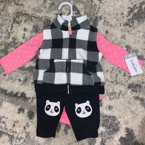 ***3 piece set*** Stylish Newborn💗🖤🤍
